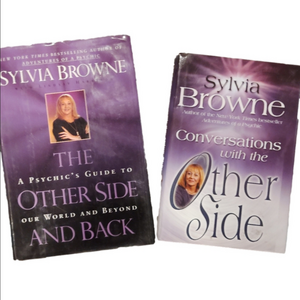 2 pk hardcover books by Sylvia Browne